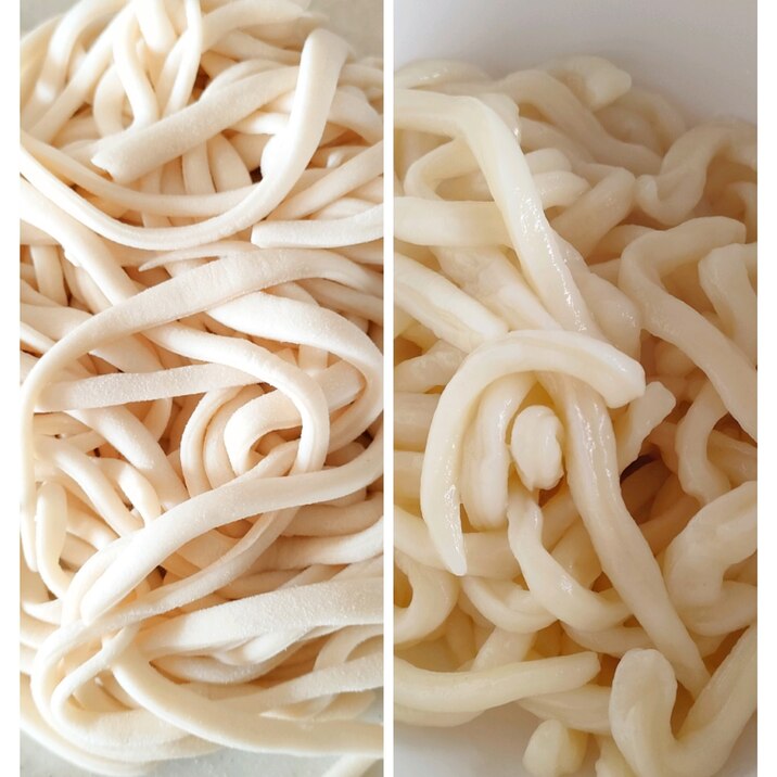 捏ねる時間5分♪もちもち美味しい☆手打ちうどん
